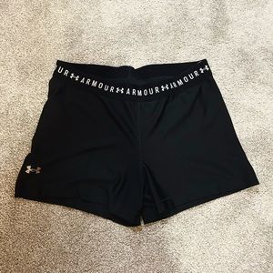 Under Armour Women’s Large Black Biker Shorts